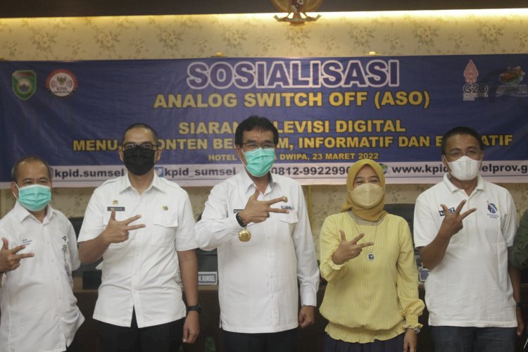 KPID Sumsel melalukan sosialisasi analog switch off. (Humaidy Aditya Kenedy/Rmolsumsel.id) 