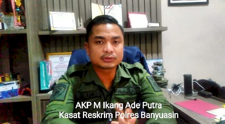 Kasat Reskrim Polres Banyuasin AKP M Ikang Ade Putra. (Ist/rmolsumsel.id)