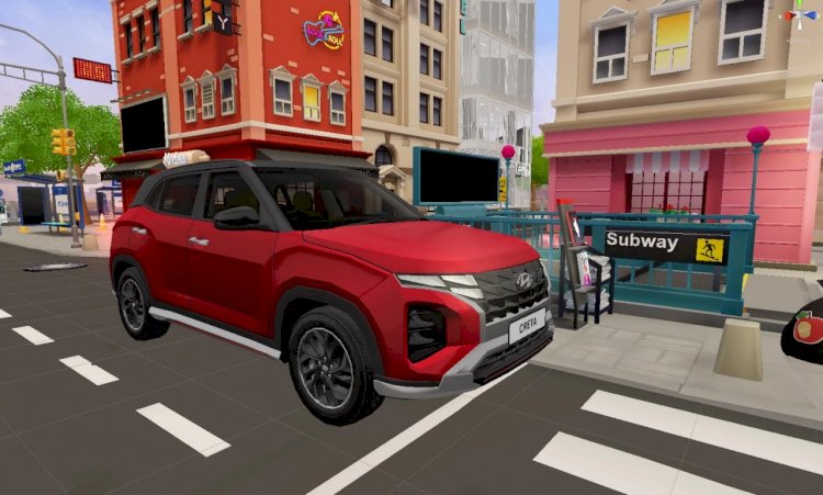 Hyundai CRETA yang dihadirkan dalam meteverse Zepeto. (Istimewa/net)