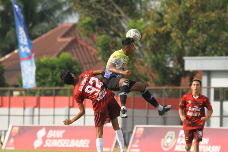 Bayung Lencir berhasil melaju ke babak final Liga MCF usai mengalahkan Keluang. Di final, tim berjuluk Laskar Elang bersua Sungai Keruh. (Ist/Rmolsumsel.id). 