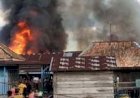 Jelang Berbuka Puasa, Belasan Rumah di OKI Habis Terbakar