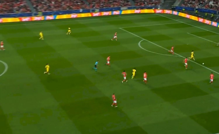 Liverpool menang 3-1 saat bertandang ke markas Benfica dalam lanjutan leg pertama babak perempat final Liga Champions 2021-2022. (Foto: tangkapan layar). 
