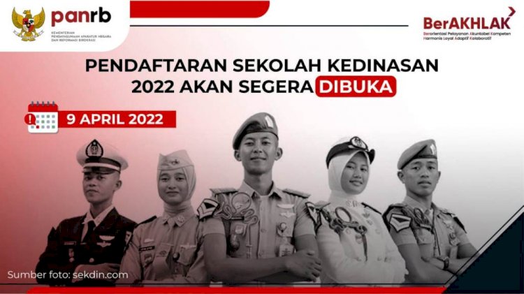 Pembukaan pendaftaran Sekolah Kedinasan dibuka 9 April 2022. (Kemenpan RB/rmolsumsel.id) 