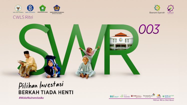 Pemerintah menawarkan Sukuk Wakaf Ritel seri SWR003. (Kemenkeu/rmolsumsel.id)