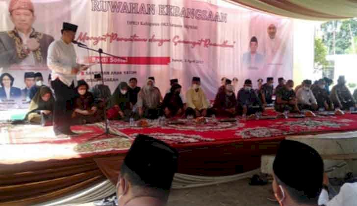 Kegiatan Ruwahan Kebangsaan yang digelar DPRD dan Pemkab OKI. (ist/RmolSumsel.id)