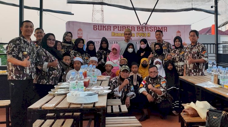 GM FKPPI Sumsel  menggelar buka puasa bersama Anak-anak Masjid Almana