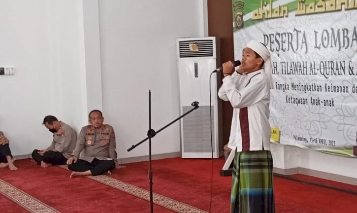 Pemilihan Duta Anak Soleh yang digelar Polrestabes Palembang. (Ist). 