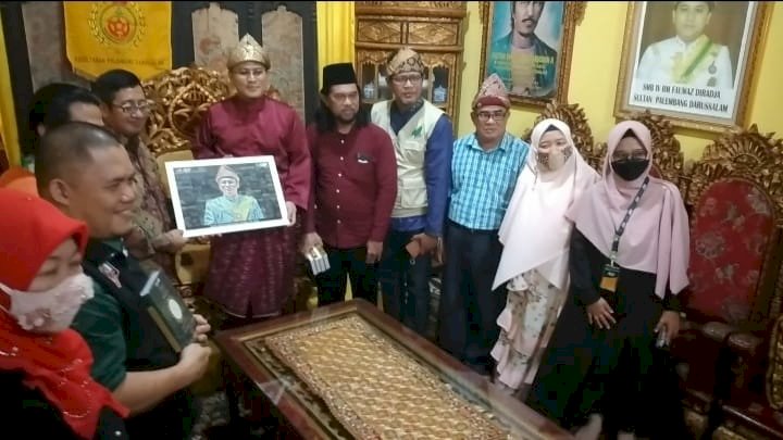 Kesultanan Palembang Darussalam menggandeng ACT untuk melakukan kegiatan sosial. (Ist/Rmolsumsel.id). 