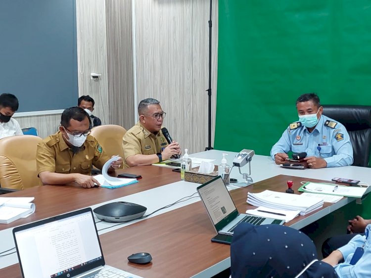 Rapat harmonisasi empat raperda Muara Enim. (Istimewa/rmolsumsel.id)