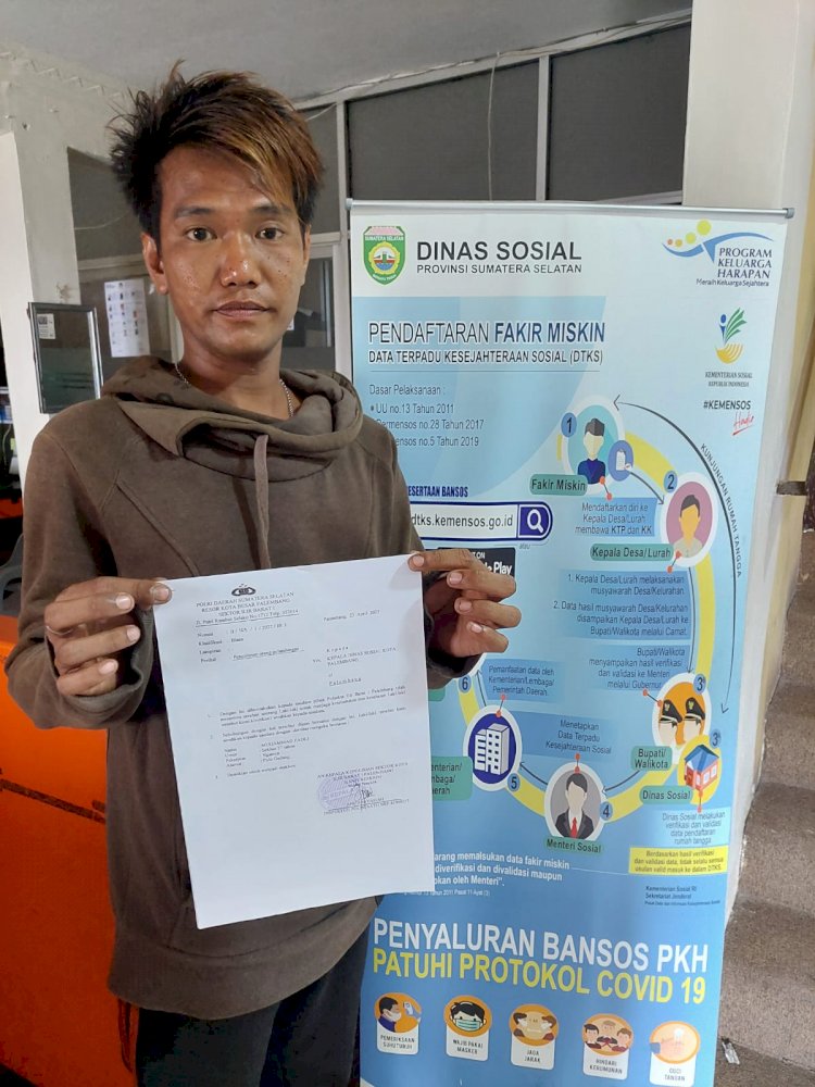  Fadli (26) pemalak sopir truk di kawasan Macan Lindungan berhasil diamankan polisi/Istimewa