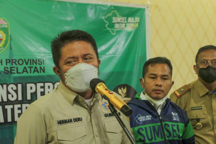 Gubernur Sumsel Herman Deru. (Humaidy Aditya Kenedy/RmolSumsel.id). 