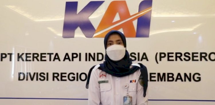 Kabag Humas KAI Divre III Palembang, Aida Suryanti/ist