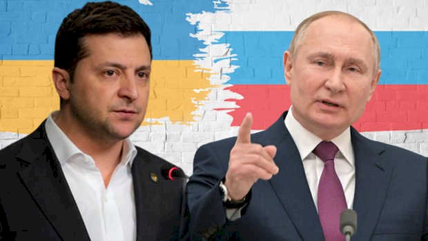 Presiden Ukraina Volodymyr Zelensky dan Presiden Rusia Vladimir Putin/net