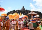 Pawai Waisak Nasional 2022, Ribuan Umat Buddha Padati Candi Borobudur