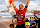 Rio Waida Cetak Sejarah, Peselancar Pertama Indonesia Juara Sydney Surf Pro