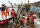 Banjir Rob Semarang Belum Surut, BPBD Gabungan Gotong Royong Perbaiki Tanggul Jebol