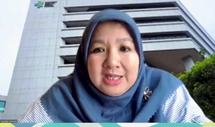 Tangkapan layar siaran pers Juru Bicara Kementerian Kesehatan dr. Siti Nadia Tarmizi. (Ist/rmolsumsel.id)