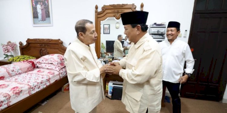 Ketua Umum Partai Gerindra Prabowo Subianto kembali berkunjung ke kediaman Habib Muhammad Lutfi bin Yahya/Ist