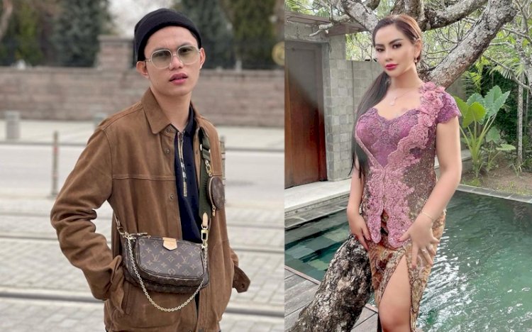 Selebgram, Apriazi Sundana alias Ubey Apsenso (kiri) dan Sisca Mellyana (kanan). (ist/rmolsumsel.id)