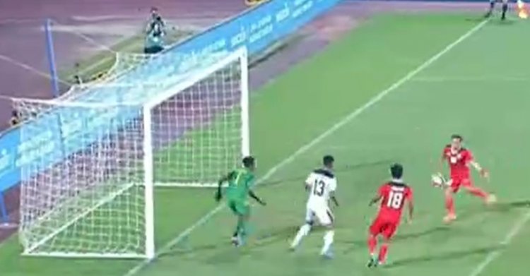 Penyerang Egy Maulana Vikri mencetak gol di babak pertama 