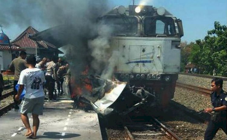 ilustrasi kecelakaan kereta api/net