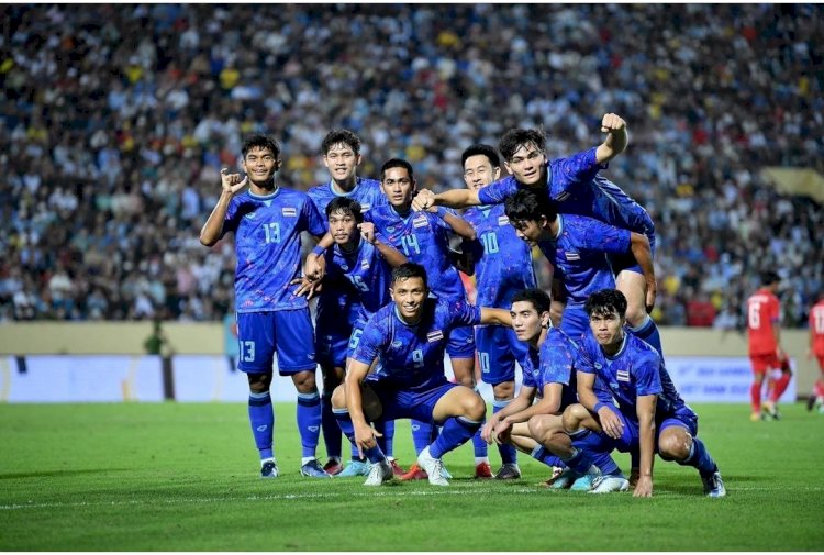 Timnas Thailand keluar sebagai juara grup B SEA Games setelah sukses mengalahkan Laos, di babak semifinal Thailand akan bertemu dengan Timnas Indonesia/repro