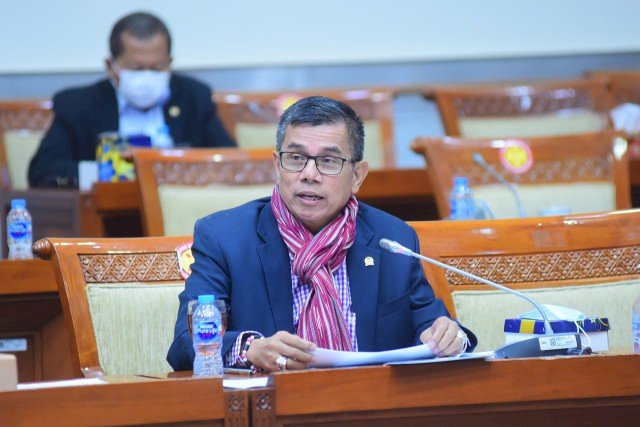 Anggota Komisi III DPR RI Hinca Pandjaitan. (DPR RI/rmolsumsel.id)