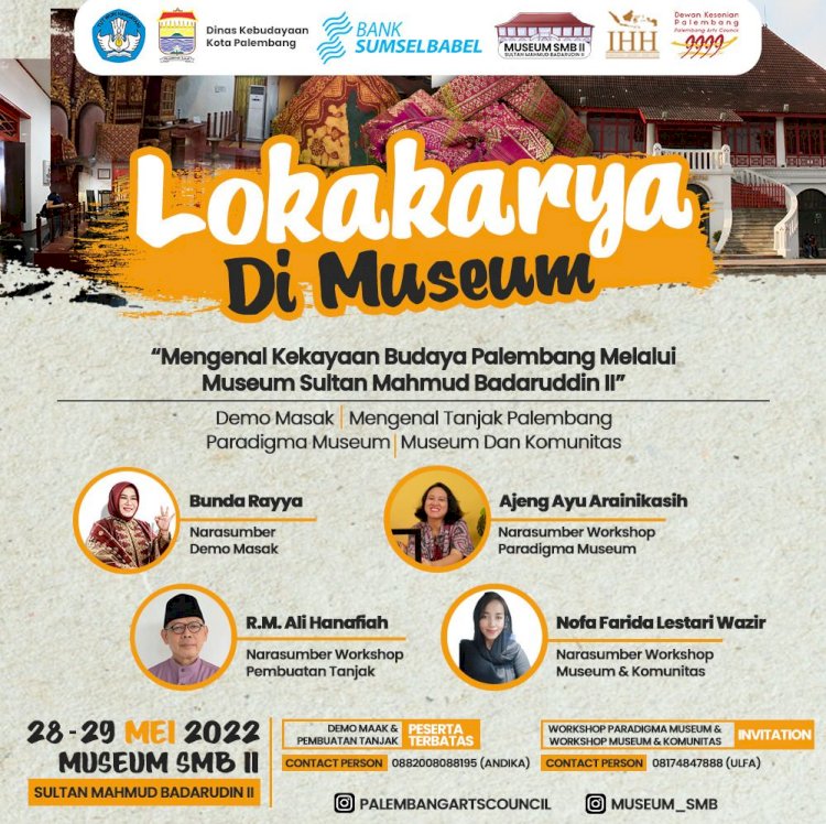 Lomba Seni Pertunjukan yang akan dilangsungkan pada 28-29 Mei 2022 di Museum  SMB II/repro