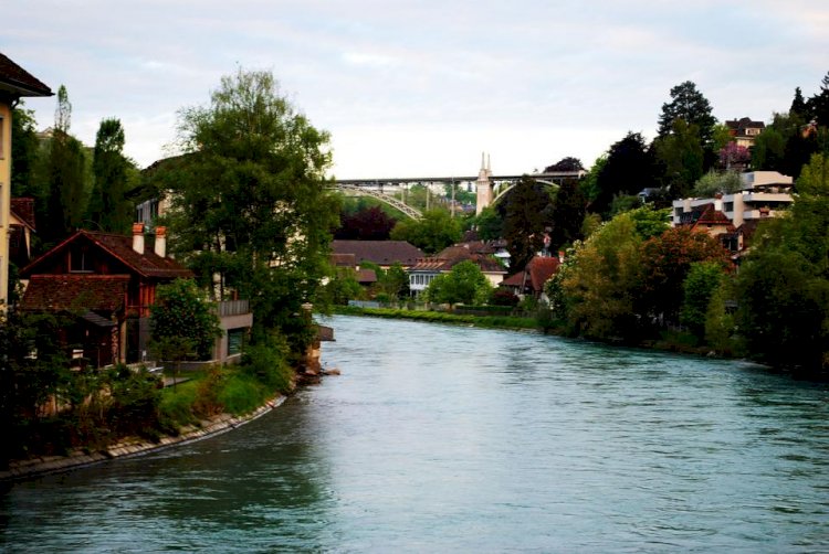 Sungai Aare di wilayah Bern, Swiss tempat hilangnya anak gubernur Jawa Barat, Ridwan Kamil/net