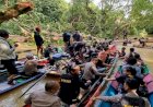 Ratusan Polisi Diterjunkan Grebek Penambangan Emas Ilegal di Muratara