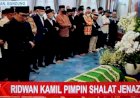 Ridwan Kamil Pimpin Shalat Jenazah untuk Eril
