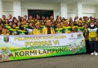 Gubernur Lampung Lepas Kontingen FORNAS VI Palembang