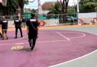 Belasan Tim Basket 3x3 Ramaikan HUT Bhayangkara ke-76 di Palembang