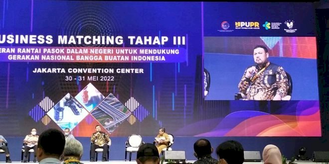 Temu Bisnis Tahap III dalam rangka Aksi Afirmasi Penggunaan dan Pembelian Produk Dalam Negeri, yang digelar oleh Kementerian Pekerjaan Umum dan Perumahan Rakyat (PUPR) dan Kementerian Kesehatan. Foto: Net.