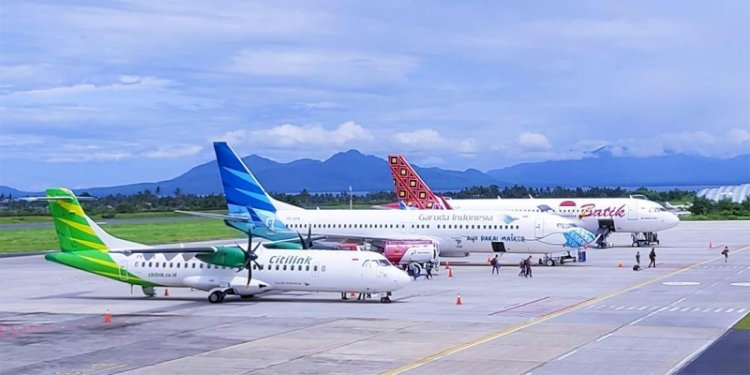 Ilustrasi pesawat bandara. (ist/rmolsumsel.id)