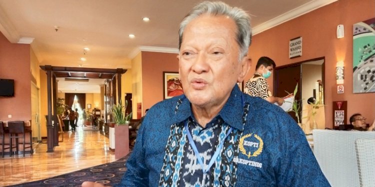 Ketua Umum Gabungan Koperasi Produsen Tempe Tahu Indonesia (GAKOPTINDO), Aip Saefudin . (ist/rmolsumsel.id)