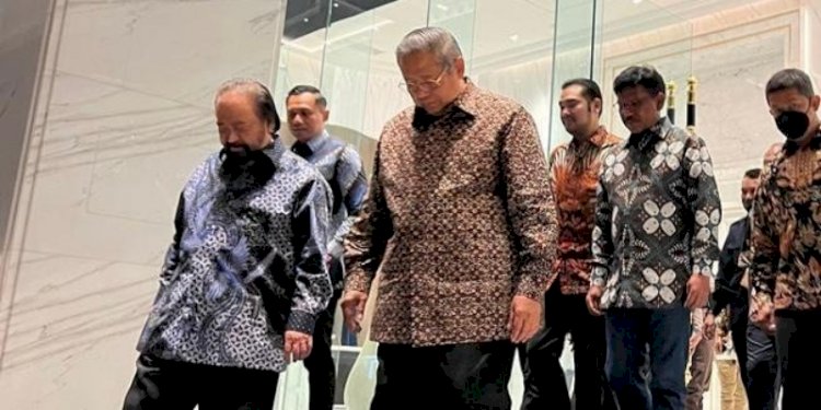 Pertemuan Surya Paloh dan SBY di Nasdem Tower, Jakarta/ist