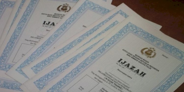 Ilustrasi ijazah. (Istimewa/net)