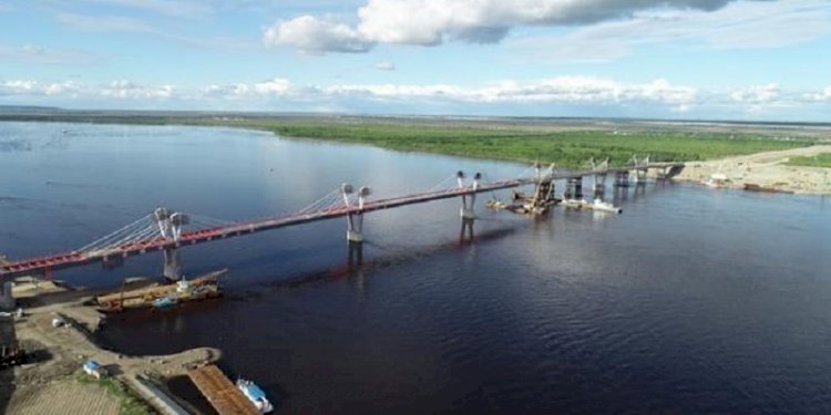 Jembatan Heilongjiang yang menghubungkan China dan Rusia/Net