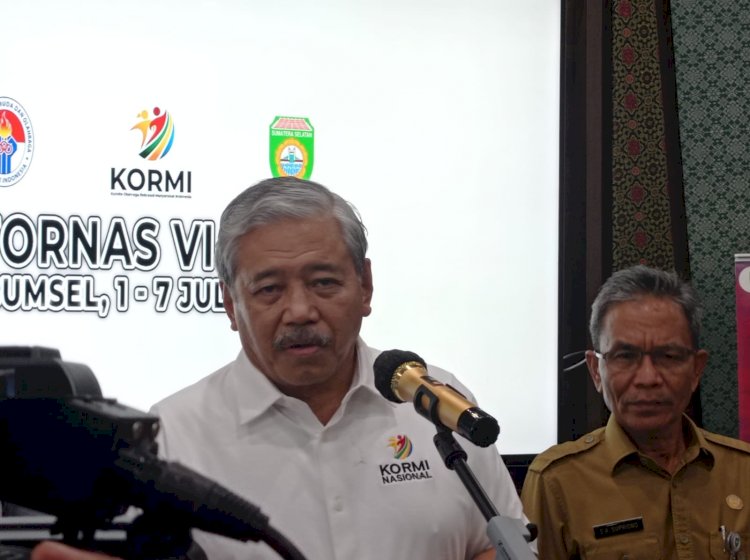 Ketua KORMI Nasional, Hayono Isman. (alwi alim/rmolsumsel.id)