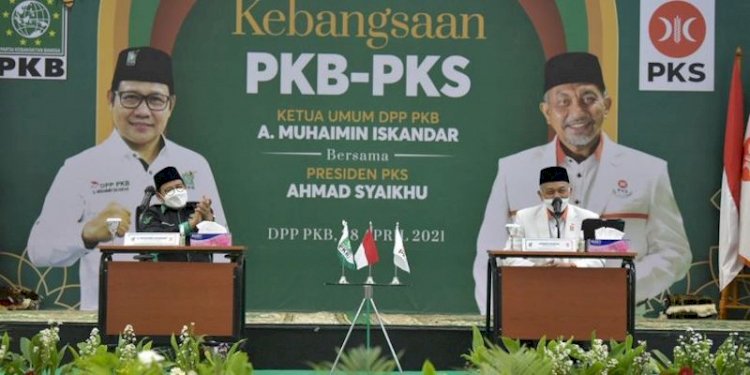 Ketua Umum PKB Muhaimin Iskandar dan Presiden Ahmad Syaikhu/Net
