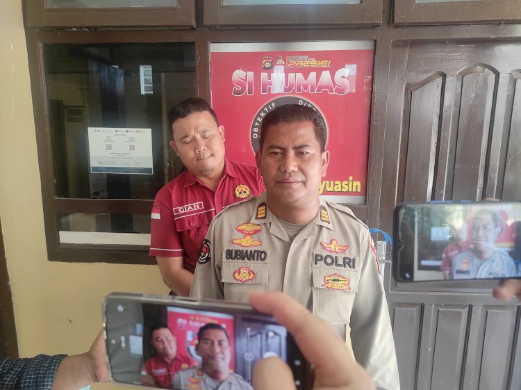 Kasi Humas Polres Muba AKP Susianto. (Amarullah Diansyah/Rmolsumsel.id). 