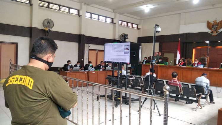 Sidang lanjutan Tipikor anggota DPRD Muara Enim digelar di Pengadilan Tipikor Palembang. (Yosep Indra Praja/Rmolsumsel.id). 