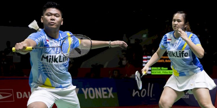 Ganda campuran Indonesia, Praveen Jordan dan Melati Daeva Oktavianti, mundur dari Indonesia Open 2022/Net.