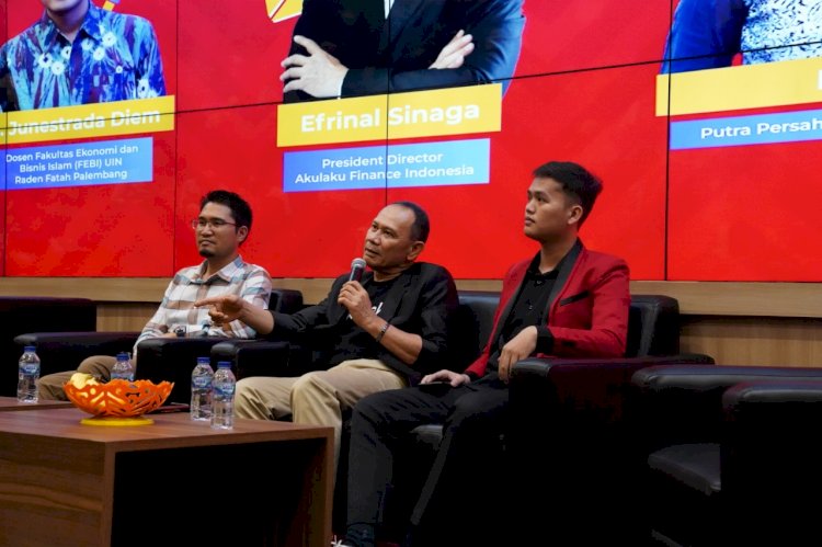 Akulaku Finance Indonesia menghadirkan talkshow edukasi finansial di UIN Raden Patah Palembang, Sumatera Selatan/ist