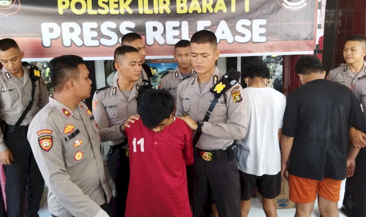 Kepolisian Sektor Ilir Barat I Palembang, berhasil mengamankan tiga kawanan begal yang sebelumnya terlibat aksi sadis dalam melancarkan operasinya/RMOL