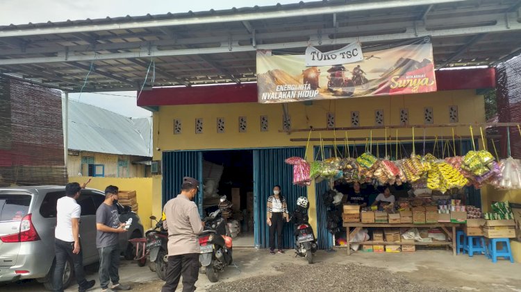 Tampak TKP pencurian sepeda motor di Palembang. (Amizon/Rmolsumsel.id). 