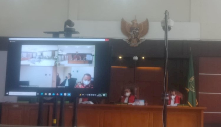 Sidang lanjutan kasus koropsi fee proyek di Dinas PUPR Muba dengan agenda pembacaan pledoi/Foto: Yosep Indra Praja