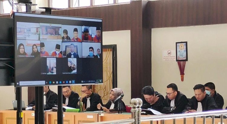 Dua Mantan pejabat Dispenda OKU jalani sidang perdana di Pengadilan Tipikor Palembang/ist