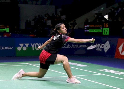 Gregoria Mariska Tunjung atau Jorji berhasil menumbangkan perlawanan dari pebulutangkis Jepang, Akane Yamaguchi